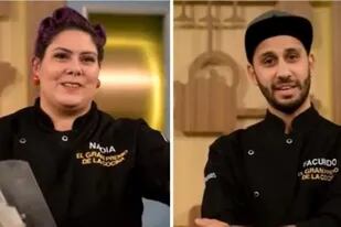 Nadia y Facundo se enfrentaron en la gran final de El gran premio de la cocina