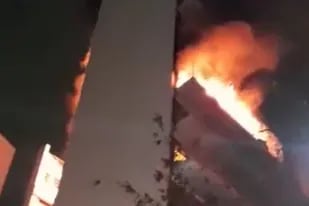 Incendio en Recoleta