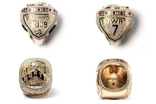 El anillo de campeón de Kyle Lowry, el base Toronto Raptors
