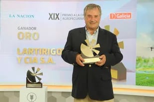 Ignacio Lartirigoyen, ganador del premio de Oro