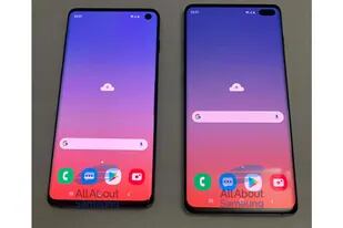 La nueva filtración muestra a dos prototipos operativos de Samsung, que revelan cómo podrían ser los Galaxy S10 y Galaxy S10