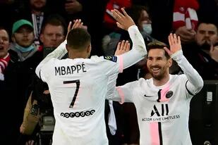 Mbappé y Messi, socios en el 5-1 de PSG a Lille este domingo