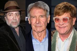 Joaquin Sabina, Harrison Ford y Elton John