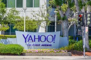 Una vista de la sede principal de Yahoo! en Sunnyvale, California