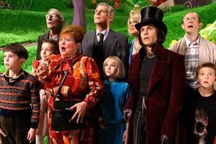 Una escena de "Charlie y la fábrica de chocolate", uno de los grandes éxitos de Roald Dahl llevado al cine por Tim Burton