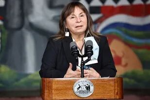 29/04/2022 La ministra de Desarrollo Social y Familia de Chile, Jeanette Vega POLITICA KARIN POZO / AGENCIAUNO