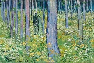 "Undergrowth with Two Figures" (Maleza con dos figuras), de 1890, óleo de Van Gogh perteneciente a la colección del Museo de Arte de Cincinnati, Ohio
MUSEO DE ARTE DE CINCINNATI (EE UU), DONACIÓN DE MARY E. JOHNSTON. (BRIDGEMAN IMAGES)