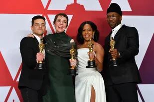 Rami Malek, Olivia Colman, Regina King y Mahershala Ali, los actores que lograron llevarse una estatuilla a su casa