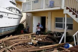 Los daños materiales son gigantescos en Florida.