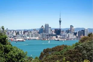 Vista panorámica de Auckland, Nueva Zelanda