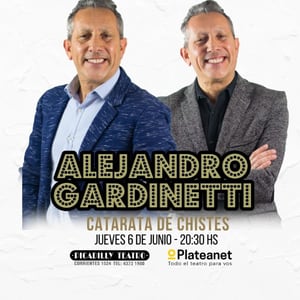 Alejandro Gardinetti: Catarata de chistes