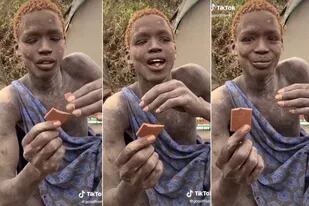 La sincera reacción del joven africano al probar chocolate por primera vez enloqueció a la comunidad virtual