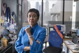 May 7, 2019 - Manila, Philippines: Maria Ressa, 55, CEO and co-founder of Filipino news organization, Rappler. Ressa was one of a collection of journalists named Time magazine's Person of the Year, 2018. Prior to founding Rappler with nine others, she worked for CNN for almost two decades as an investigative reporter in South East Asia. A staunch critic of the Duterte regime, Ressa currently faces numerous criminal charges, for which she faces decades in jail. These charges have been widely condemned in the international community as being politically motivated. (Dave Tacon/Polaris)